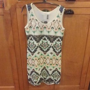 New Style Sequin Lined Dress Medium
